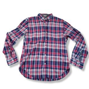 J.Crew Shirt Size Medium Quality Woven Shirts Tailored By J Crew Plaid Button Up